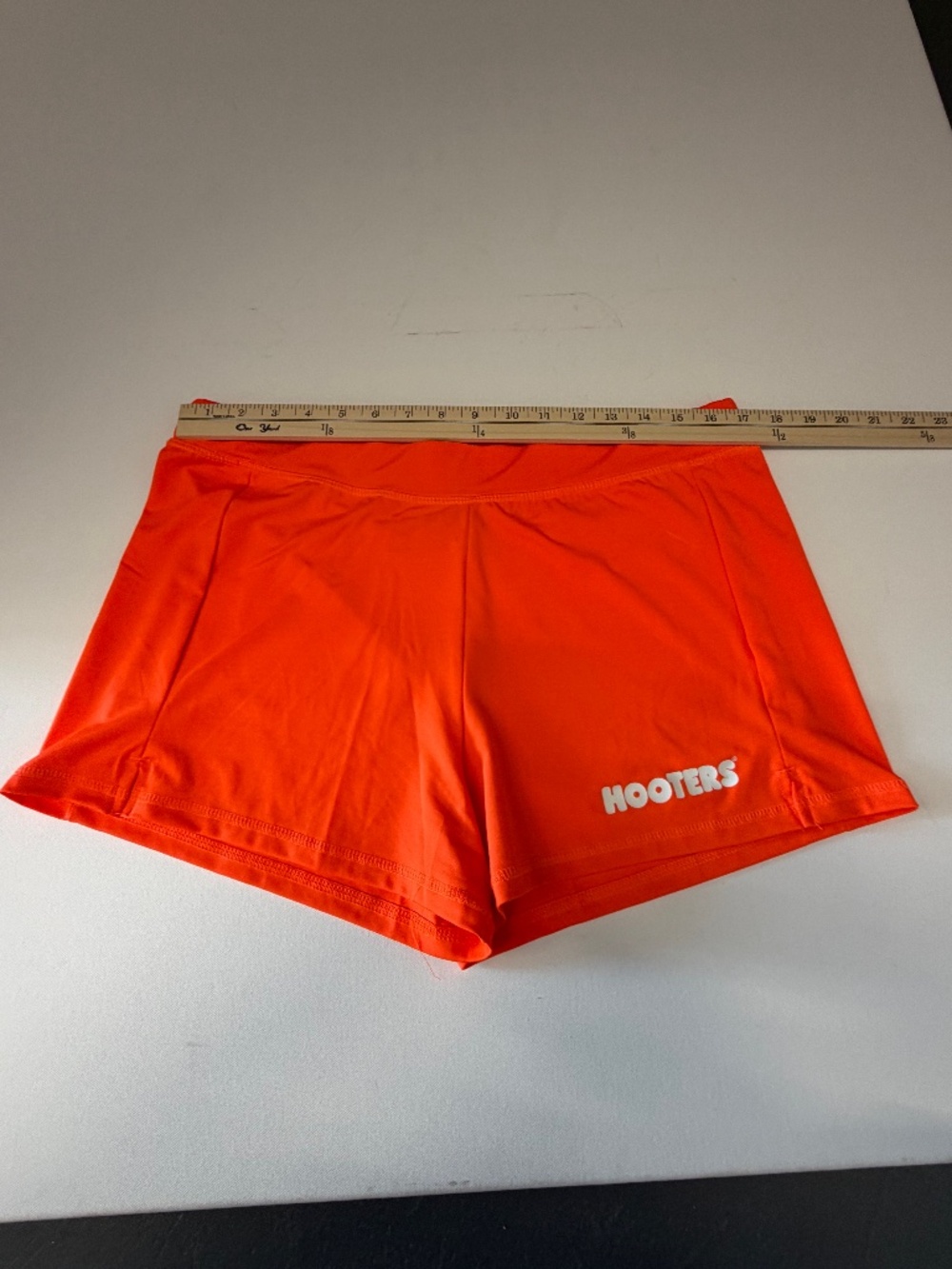 Hooters Ripple Junction Orange Shorts Women's Size 3X